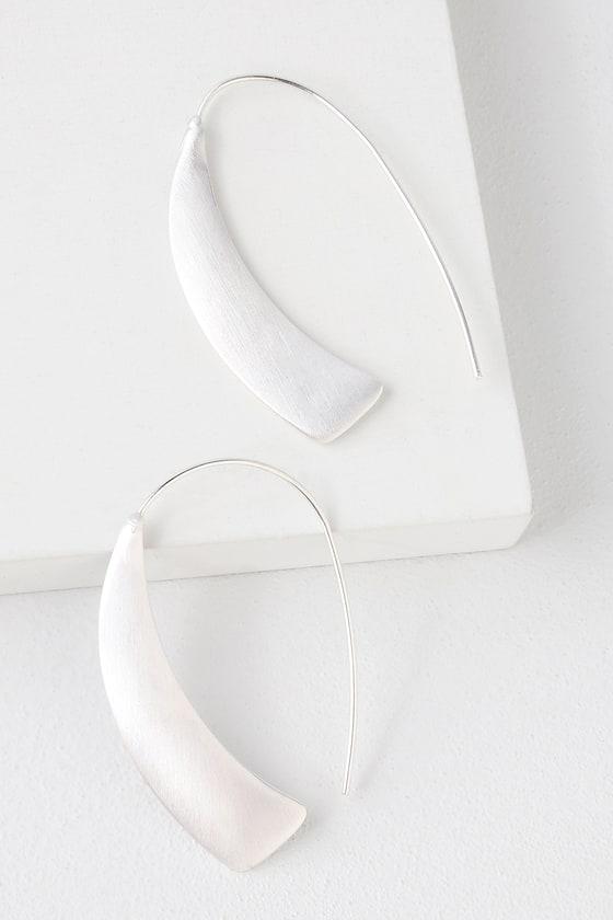 Shine Time Silver Threader Earrings | Lulus