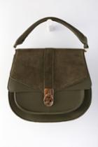Dayana Olive Green Suede Leather Purse | Lulus