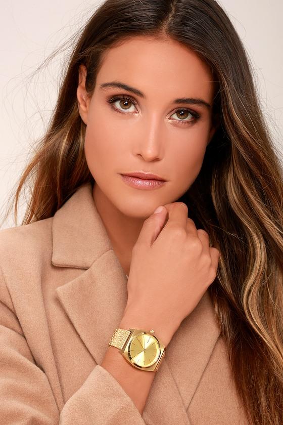 Nixon | Time Teller Gold Watch | Lulus