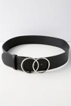 Fame Accessories Yanny Black Double O-ring Belt | Lulus
