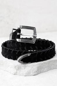Lulus Tucson And On Black And Silver Belt