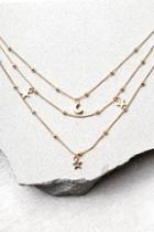 Ettika Galileo Gold Layered Choker Necklace