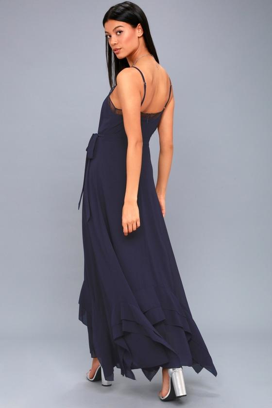 Stars In Your Eyes Navy Blue Maxi Dress | Lulus