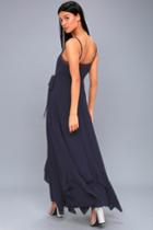 Stars In Your Eyes Navy Blue Maxi Dress | Lulus