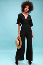Chic La Vie Black Wide-leg Jumpsuit | Lulus