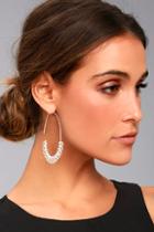 Lulus Mind's Eye Silver Threader Earrings