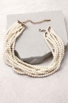 Lulus | Into The Glitz Pearl Layered Choker Necklace | White