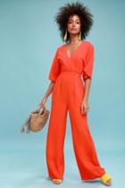 Chic La Vie Coral Red Wide-leg Jumpsuit | Lulus