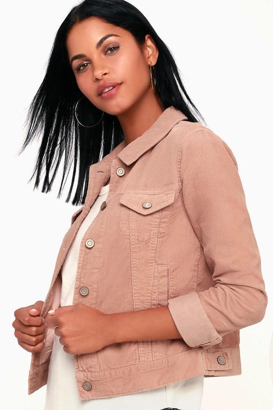 Hayes Rusty Rose Corduroy Jacket | Lulus