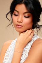 A Love To Believe In Rose Gold Rhinestone Bracelet | Lulus