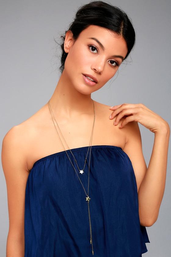 Lulus | Cute Constellation Gold Layered Necklace