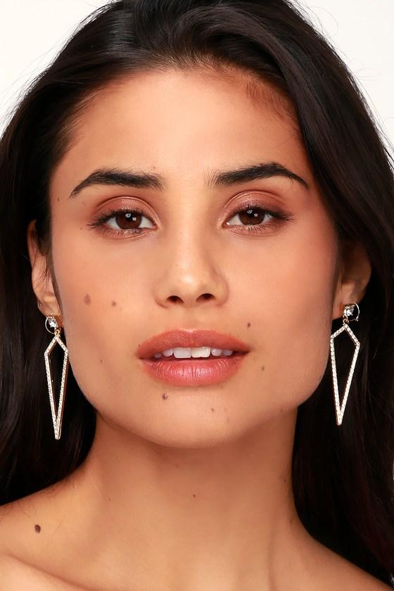 Sparkle Squad Silver Rhinestone Earrings | Lulus