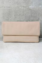 Lulus My Love Is Your Love Light Blush Clutch