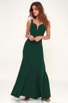 Aperitif Emerald Green Sleeveless Maxi Dress | Lulus