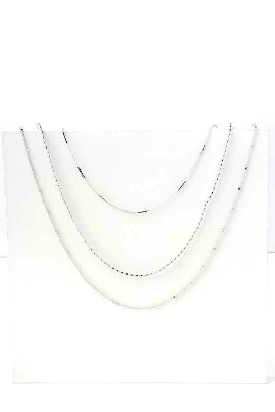 Quasar Silver Choker Necklace Set | Lulus