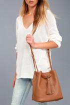 Lulus | Fashionable Start Brown Bucket Bag | Vegan Friendly