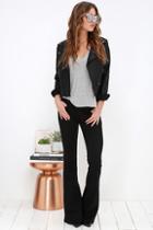 Flying Monkey Road Runner Black Flare Jeans
