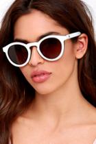 Woodzee Cara White Walnut Wood Sunglasses