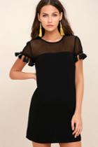 Iced Latte Black Shift Dress | Lulus