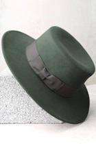 Wyeth Canotier Teal Green Hat