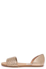 Steve Madden Taylerr Dusty Gold Flat Sandals