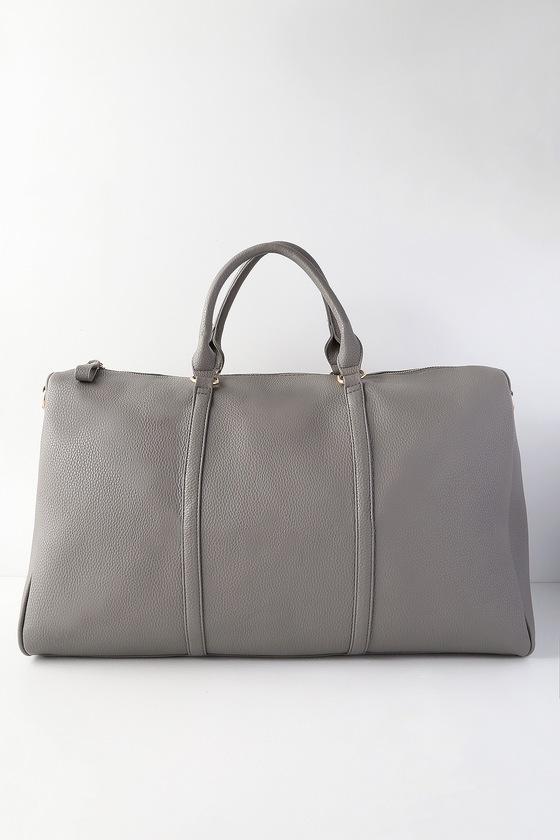 Stay The Night Grey Weekender Bag | Lulus