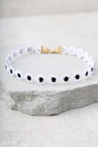 Lulus Vanessa Mooney Katherine Black And White Choker Necklace