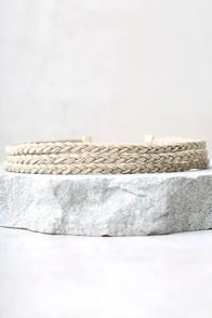 Lulus Grand Finale Beige Layered Choker Necklace