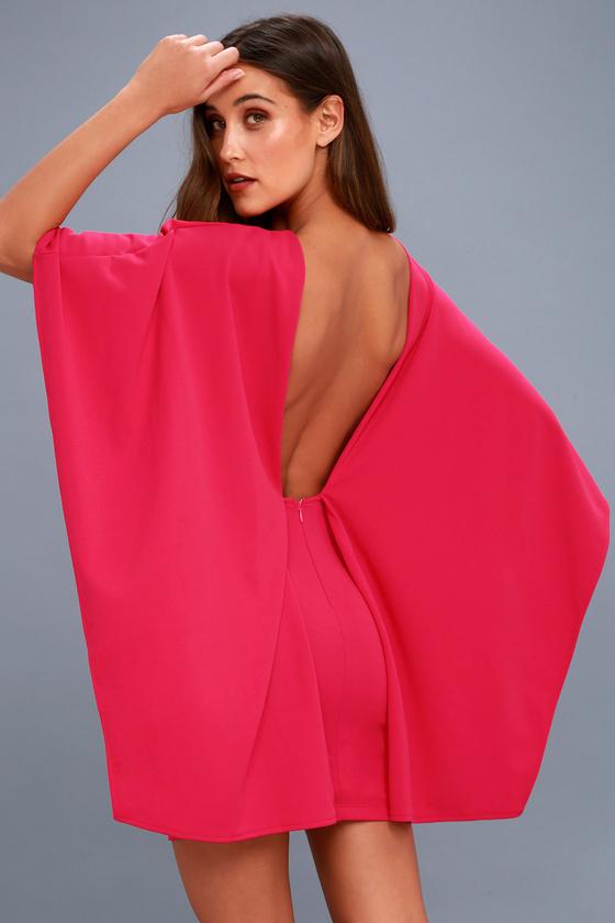 Best Is Yet To Come Fuchsia Backless Dress | Lulus