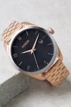 Nixon | Bullet Rose Gold And Black Sunray Watch | Lulus