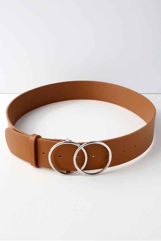 Fame Accessories Yanny Brown Double O-ring Belt | Lulus
