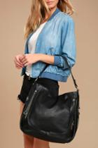 Lulus | How Far I'll Go Black Handbag | 100% Polyester | Vegan Friendly