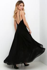 Dance & Marvel Romantic Rendezvous Black High-low Dress