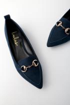 Charlotte Navy Suede Loafers | Lulus