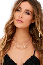 Lulu*s Arch You Ready? Gold Layered Necklace