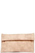 Lulus Day To Day Taupe Clutch