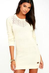Element Eden Mara Cream Sweater Dress