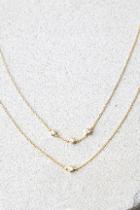 Lulus Finer Things In Life Gold Layered Choker Necklace