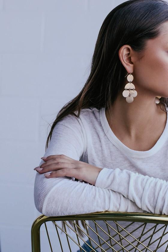Shayleen Gold Earrings | Lulus