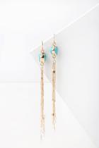Havasu Turquoise And Gold Earrings | Lulus
