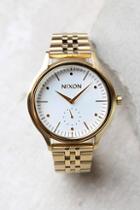 Nixon Sala Gold And White Watch