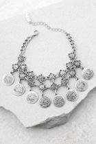Lulus Charmed Life Silver Bracelet