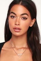 Detail To Tell Rose Gold Layered Necklace | Lulus