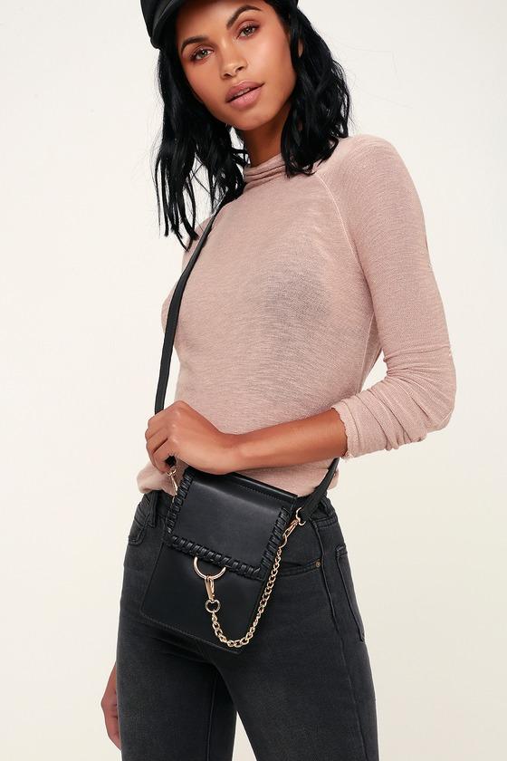 Kaja Black Convertible Bag | Lulus