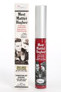 The Balm Meet Matt(e) Hughes Loyal Red Liquid Lipstick