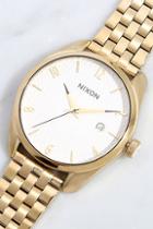 Nixon Bullet Gold And White Watch