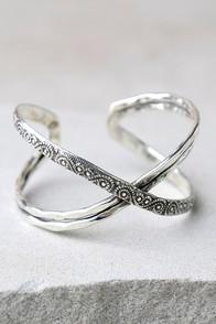 Lulus Just My Style Silver Bracelet