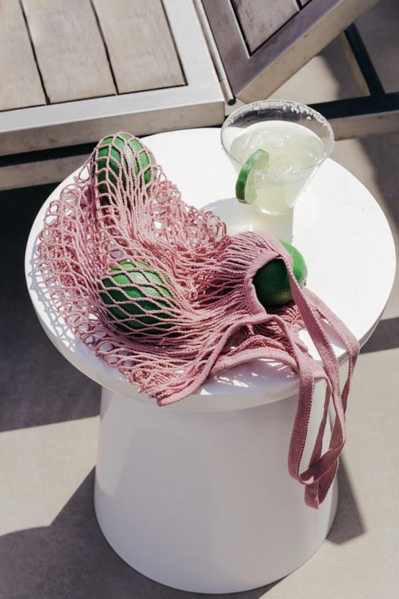On The Move Pink Net Tote | Lulus