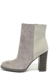 Sam Edelman Circus By Sam Edelman Rollins Grey Frost Suede Booties