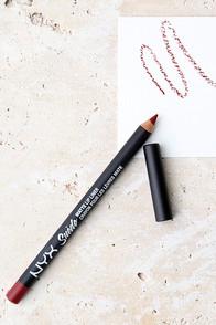 Nyx Alabama Burgundy Suede Matte Lip Liner